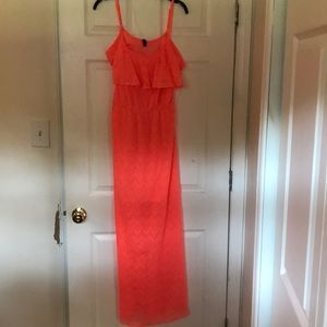 Coral Maxi Dress